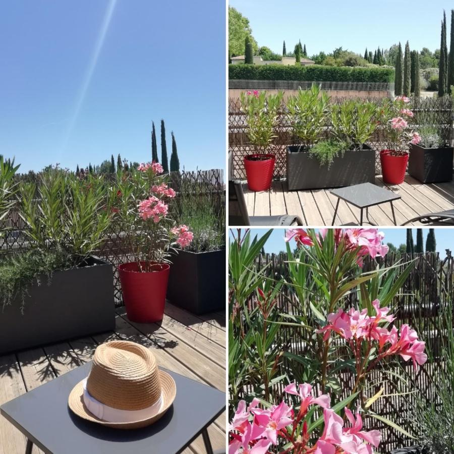 Sweet Home Studio Aix En Provence, Terrasse, Piscine, Resto, Éguilles Exterior foto